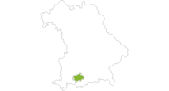 Karte der Wetter im Pfaffenwinkel
