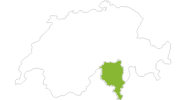 map of all bike tracks in Ticino