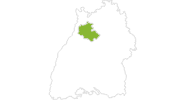 Karte der Radtouren in Kraichgau Stromberg