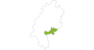 Karte der Wetter am Spessart / Kinzigtal
