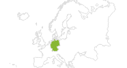 Karte der Webcams in Deutschland