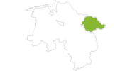 Karte der Wetter in der Elbtalaue-Wendland