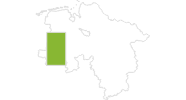Karte der Wetter im Emsland