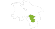 Karte der Wetter in der Region Hannover