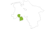 Karte der Wetter im Osnabrücker Land