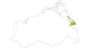 Karte der Wetter auf der Insel Usedom