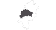 Karte der Reiseziele Gießen und Umgebung