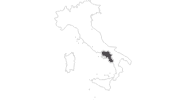 Karte der Reiseziele in Kampanien