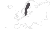 Karte der Wetter in Schweden