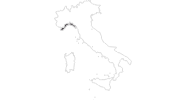 Karte der Wetter in Ligurien