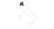 Karte der Reiseziele in Lombardei