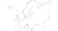 Karte der Reiseziele in Slowenien