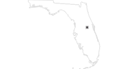 Karte der Reiseziele in Orlando