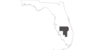 Karte der Wetter in Südzentral-Florida