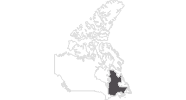 map of all travel guide in Quebec