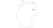 Karte der Reiseziele in Berlin