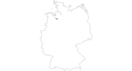Karte der Reiseziele in Bremen
