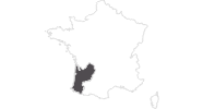 map of all travel guide in Aquitaine