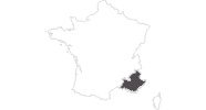 Karte der Reiseziele in Provence-Alpes-Côte d’Azur