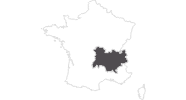 Karte der Reiseziele in Rhône-Alpes