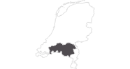 Karte der Reiseziele in Nordbrabant