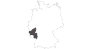 Karte der Reiseziele in der Rheinland-Pfalz