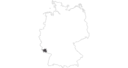Karte der Reiseziele im Saarland