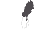 Karte der Reiseziele in Nordschweden