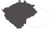 Karte der Reiseziele in Böhmen