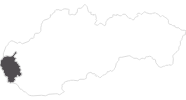 map of all travel guide in the Bratislava region