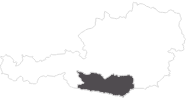 Karte der Reiseziele in Kärnten