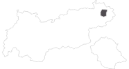 Karte der Wetter in Kitzbüheler Alpen - St. Johann - Oberndorf - Kirchdorf