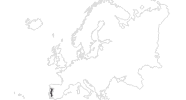 Karte der Reiseziele in Portugal