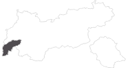 Karte der Reiseziele in Paznaun - Ischgl