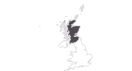 Karte der Wetter in Schottland