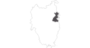 Karte der Reiseziele in Dublin