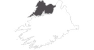 Karte der Reiseziele in Clare