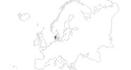 Karte der Reiseziele in Dänemark