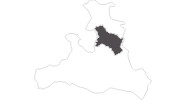 Karte der Reiseziele in Tennengau-Dachstein West