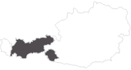Karte der Reiseziele in Tirol