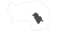 Karte der Reiseziele in Region Graz