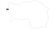Karte der Reiseziele in Ramsau am Dachstein