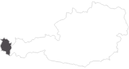 Karte der Reiseziele in Vorarlberg