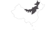 Karte der Reiseziele in Nordchina