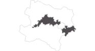 Karte der Reiseziele in Donau Niederösterreich