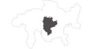 Karte der Reiseziele in Savognin Bivio Albula