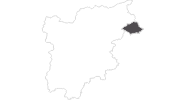 Karte der Webcams in der Dolomitenregion Drei Zinnen