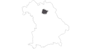 Karte der Webcams in der Fränkische Schweiz