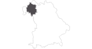 map of all travel guide Fränkisches Weinland