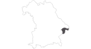 Karte der Reiseziele im Passauer Land